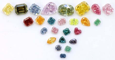 Coloured Diamond Engagement Rings - Diamond Color